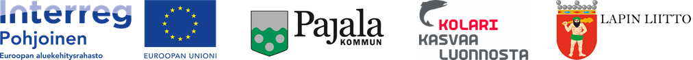 Interreg, Pajalan kunnan logo, Kolarin kunnan logo, Lapin liiton logo